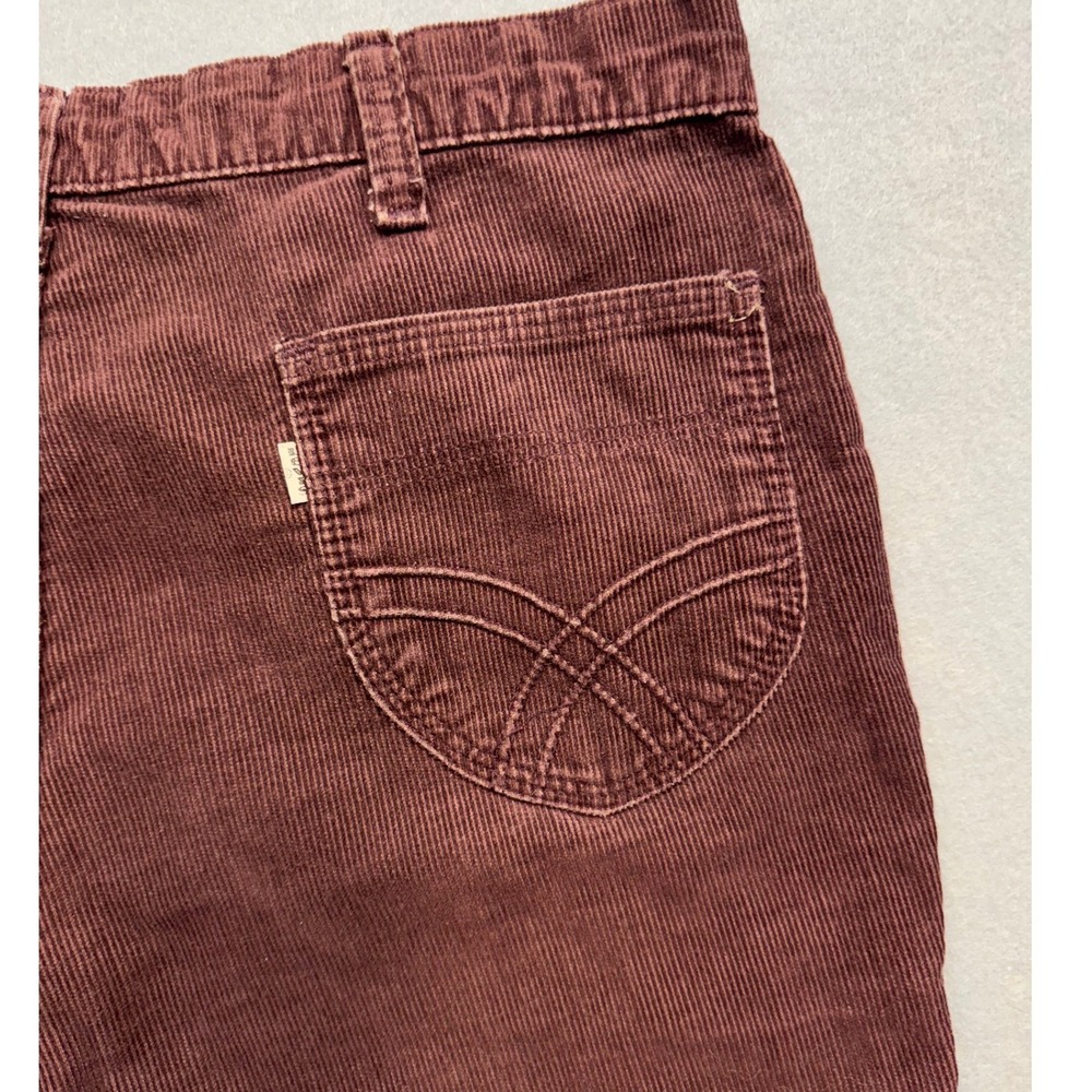 Vintage 1979 Levi's For Men Corduroy Pants Brown San Francisco 1850 Patch 34x30 - Picture 4 of 15